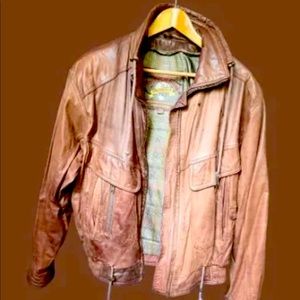Wilson Adventure Bound Brown Leather Jacket - Size M